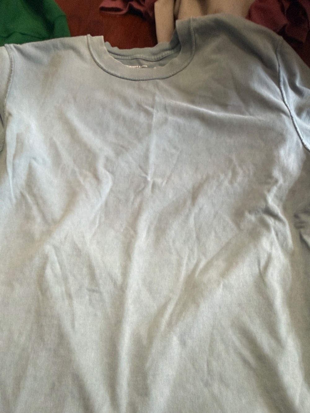 Abercrombie & Fitch Pale Blue Crew Neck Tee